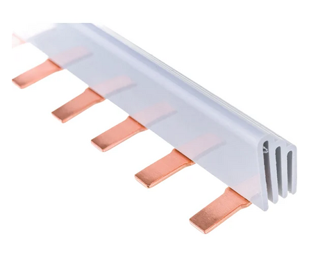 Шина соединительная типа PIN (штырь) 3ф 63А 12 мод (22 см) Фотография_1