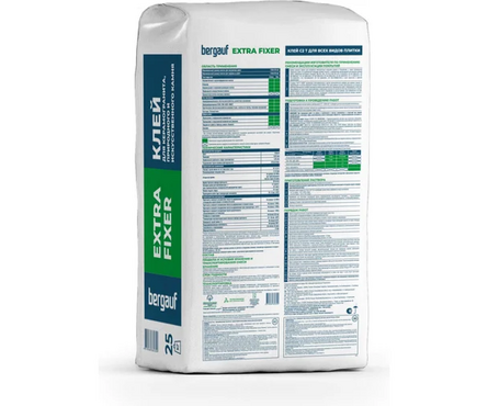 Клей плиточный BERGAUF Extra Fixer C2Т 25 кг  Фотография_1
