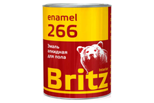 Эмаль ПФ-266 Britz ТУ, красно-коричневая, 0.9 кг
