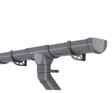 Хомут трубы ТЕХНОНИКОЛЬ ПВХ (серый) Фотография_1