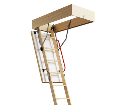Лестница чердачная 60х120х300 см (утепленная белая крышка) ДЕКЕ STANDART TERMO Фотография_1