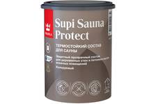 Состав защитный для стен и потолков в бане и сауне Tikkurila Supi Sauna Protect EP полуматовый 0,9 л