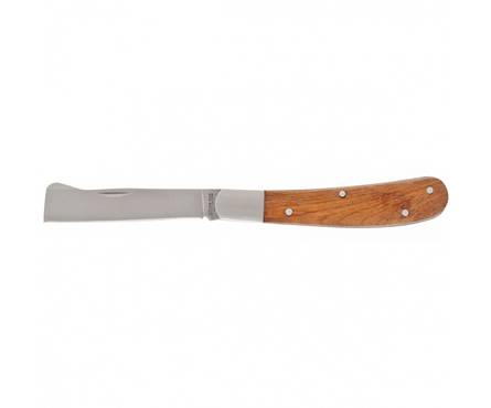 Нож садовый PALISAD копулировочный, складной, деревянная рукоятка, 173 мм Фотография_0