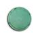 Люк полимерно-песчаный тип С 750/110 мм, нагрузка до 7 т, круглый зелёный Фотография_0