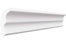 Плинтус потолочный Де-Багет Стандарт П 06 18х24 мм, 200 см, пенополистирол, белый