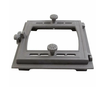 Дверка для печи топочная крашеная без стекла ДТГ-8БС Кижи-2 290х325 мм РЛК Фотография_1