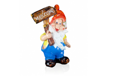 Фигурка садовая Гном с табличкой 53x35 см