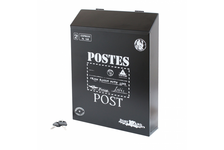 Ящик почтовый черный 3010 АЛЛЮР