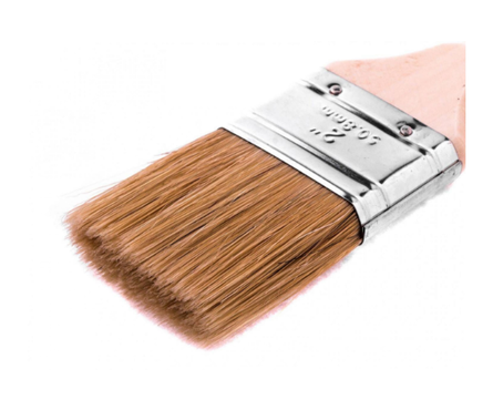 Кисть плоская Matrix Евро 2 натуральная щетина, деревянная ручка, 50 мм Фотография_1