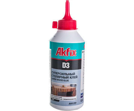 Клей ПВА AKFIX D3 суперсильный 500 г Фотография_0