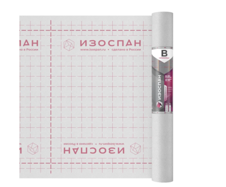 Пленка пароизоляционная Изоспан B (70 м²/рул) Фотография_2