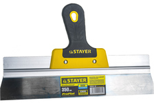 Шпатель Stayer ProFlat 2-компонентная ручка, анодированный, 350 мм