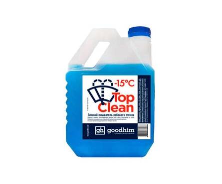 Стеклоомывающая жидкость для  автомобиля Goodhim Top Clean №15 , ПЭТ 4 л Фотография_0
