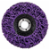 Круг зачистной обдирочный БАЗ нетканный, для снятия ржавчины, фиолетовый (коралловый), 125х22 мм Фотография_1