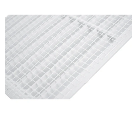 Решётка ПВХ вентиляционная вытяжная 130х130 мм белая ЭВЕНТ Фотография_3