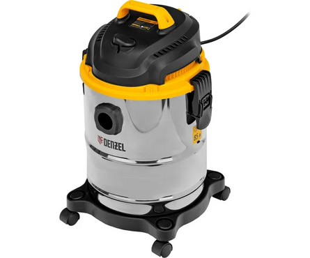 Пылесос строительный 1200 Вт, 15 л, шланг 2 м DENZEL Фотография_2