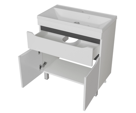Тумба для ванной Лайн 80 с умывальником Fest-80 (ПВХ) Фотография_1