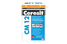Клей CERESIT СМ12 для напольной плитки крупного формата, 25 кг