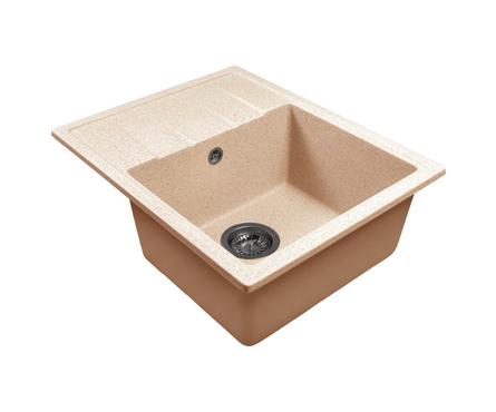 Мойка МЛ-ГМС103 с крылом песочный 570х460х190 мм Фотография_0