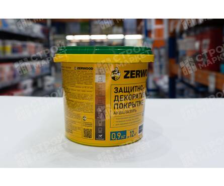 Лазурь для дерева акриловая ZERWOOD ZDP палисандр 0.9 кг Фотография_3