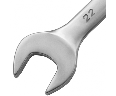 Ключ комбинированный Matrix, матовый хром, CrV, 22 мм Фотография_1