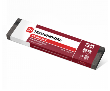 Коньки-карнизы для г/ч ТЕХНОНИКОЛЬ ЭКСТРА серый для г/ч ФАЗЕНДА (5 м²/уп) Фотография_3