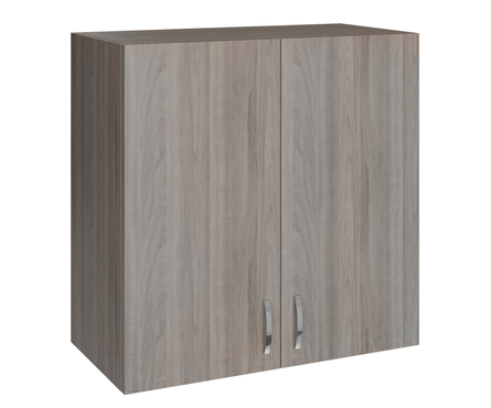 Шкаф навесной кухонный распашные дверцы 60 см ЛДСП ясень/шимо светлый Фотография_0