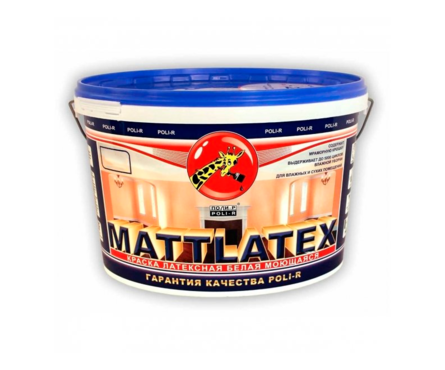 Краска ВД Поли-Р Mattlatex 14 кг Фотография_0