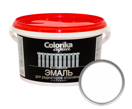 Эмаль для радиаторов Colorika Agua акриловая, белая (0.8 кг) Фотография_0