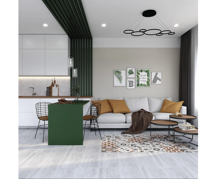 Керамогранит Woodhouse светло-серый 297х598х7.5 мм Cersanit (0.178 м²/1 шт) 1 сорт Фотография_3