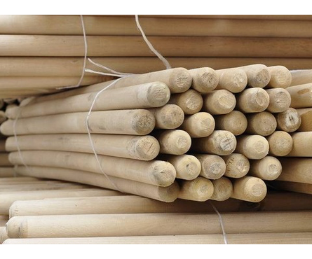 Черенок для лопат деревянный в/с, D40 мм, 120 см Фотография_2