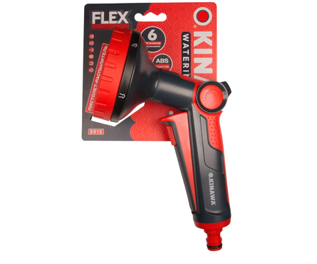 Пистолет-распылитель 6 режимов с клавишей OKINAWA Фотография_2