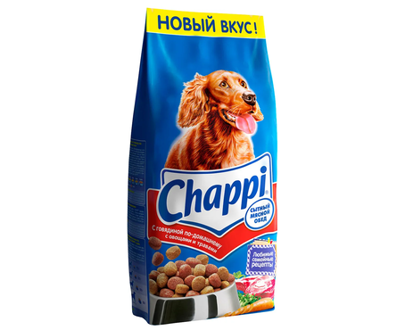Корм сухой Chappi «Сытный мясной обед по домашнему» для собак, говядина, 2.5 кг Фотография_0