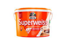 Краска ВД Dufa Superweiss RD4 для стен и потолков, глубокоматовая, белая, 2.5 л
