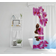 Штора для ванной тканевая водонепроницаемая 180x180 см Орхидея без колец YQL-DX-132 Фотография_1