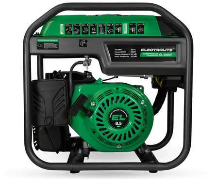 Генератор бензиновый инверторный 4.5 кВт 220В бак 8 л ручной стартер EL 5000i ELECTROLITE Фотография_2