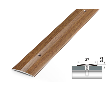 Порог стыкоперекрывающий 37х900 мм дуб престиж Фотография_1