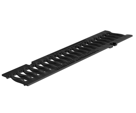 Решетка чугунная Steelot SteeStart DN100, класс С250, волна, под крепеж Фотография_0
