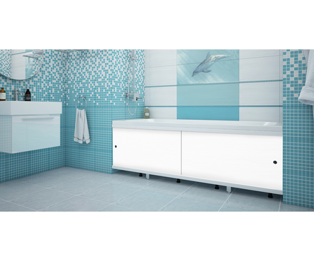 Экран для ванны МЕТАКАМ Универсал-Кварт 1.5 м, белый Фотография_1