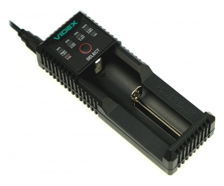 Устройство зарядное 1 х АА, ААА, SC, C, 18650, 14500 VCH-U100 VIDEX Фотография_1