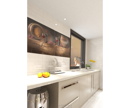 Панно Брик Кофе 3 кремовое 300х600х9 мм 1-й сорт Фотография_1