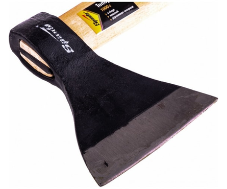 Топор SPARTA 1000 г, деревянная рукоятка Фотография_1