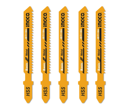 Пилки для лобзика по металлу INGCO JBT118A (5 шт/уп) Фотография_0