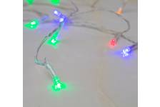 Гирлянда светодиодная Метраж 1.2 м 20 LED силикон мультиколор свет Фотография_1