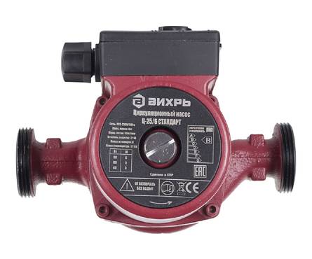 Насос циркуляционный Вихрь Ц-25/6 Стандарт Фотография_3
