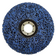 Круг зачистной обдирочный БАЗ нетканный, для снятия ржавчины, голубой (коралловый), 125х22 мм Фотография_1