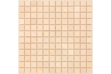 Мозаика Caramelle Mosaic Pietrine Botticino матовая, 298х298х4 мм, чип 23х23 мм