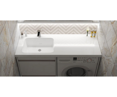 Умывальник правый с крылом Лакшери 120 MARRBAXX Фотография_3