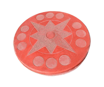 Плитка тротуарная Звезда 50х35х5 см Цветная (6 шт/1 кв.м) Фотография_0