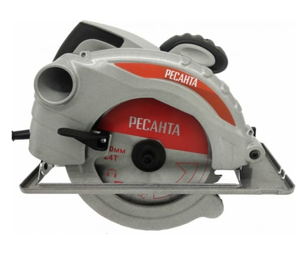 Пила циркулярная (дисковая) 1300 Вт, 5500 об/мин, пропил 55 мм, диск 165 мм ДП-165/1300 РЕСАНТА Фотография_2